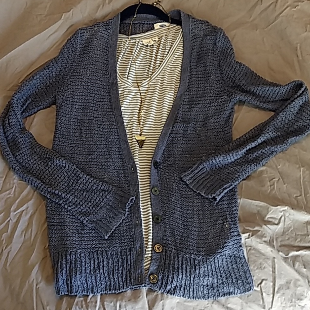 Old Navy Blue Cardigan